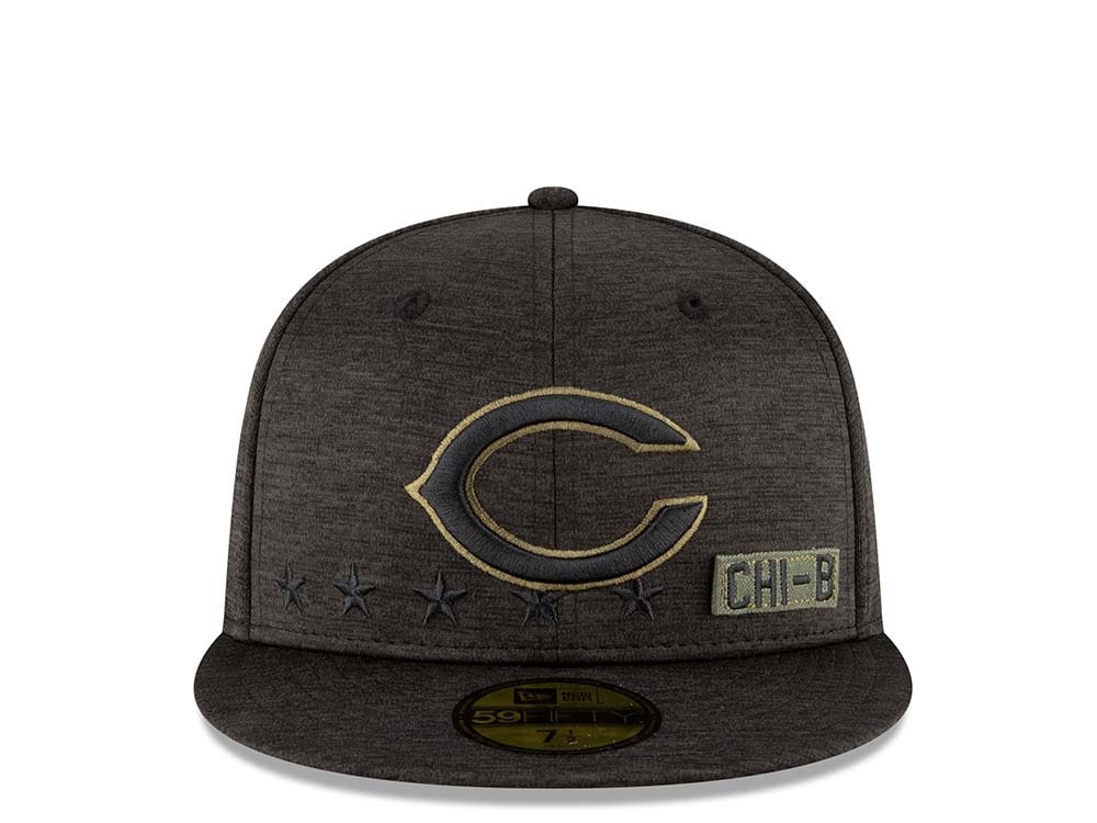 New Era Chicago Bears Salute to Service 2020 Fitted 59Fifty Casquette