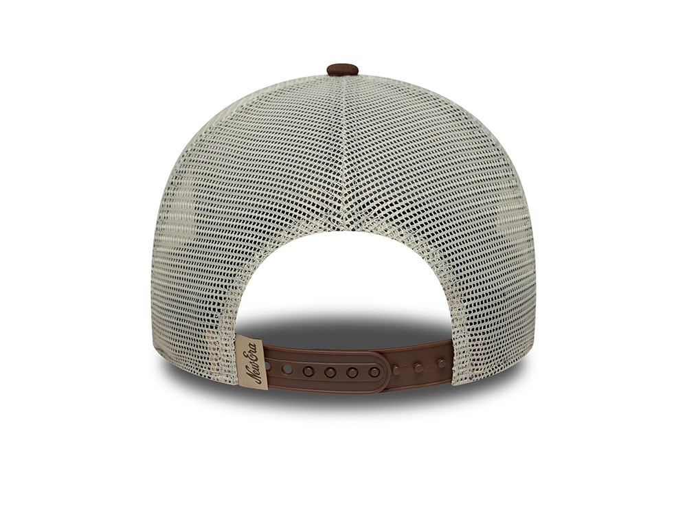 New Era Patch Brown Edition 9Forty A Frame Trucker Snapback Casquette