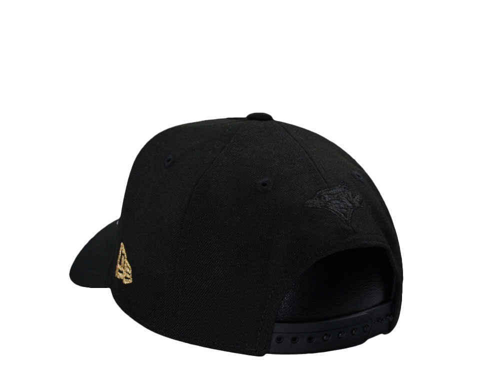 New Era Toronto Blue Jays 30th Anniversary Metallic Black Prime Edition 9Forty A Frame Snapback Casquette