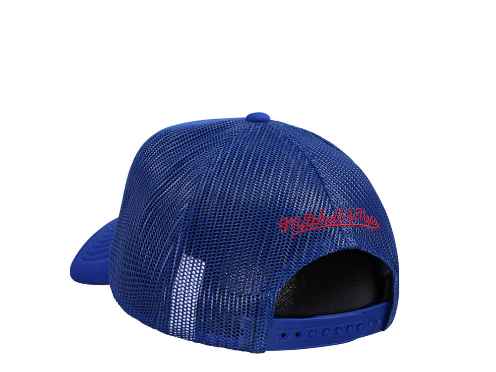 Mitchell & Ness Denver Nuggets Blue Billboard Trucker Snapback Casquette