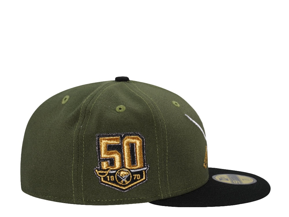 New Era Buffalo Sabres 50th Anniversary Rifle Green Two Tone Edition 59Fifty Fitted Casquette