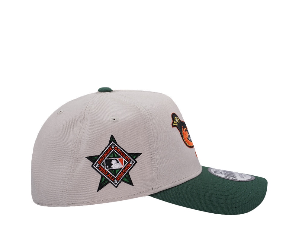 New Era Baltimore Orioles All Star Game 1993 Stone Two Tone Edition 9Forty A Frame Snapback Casquette