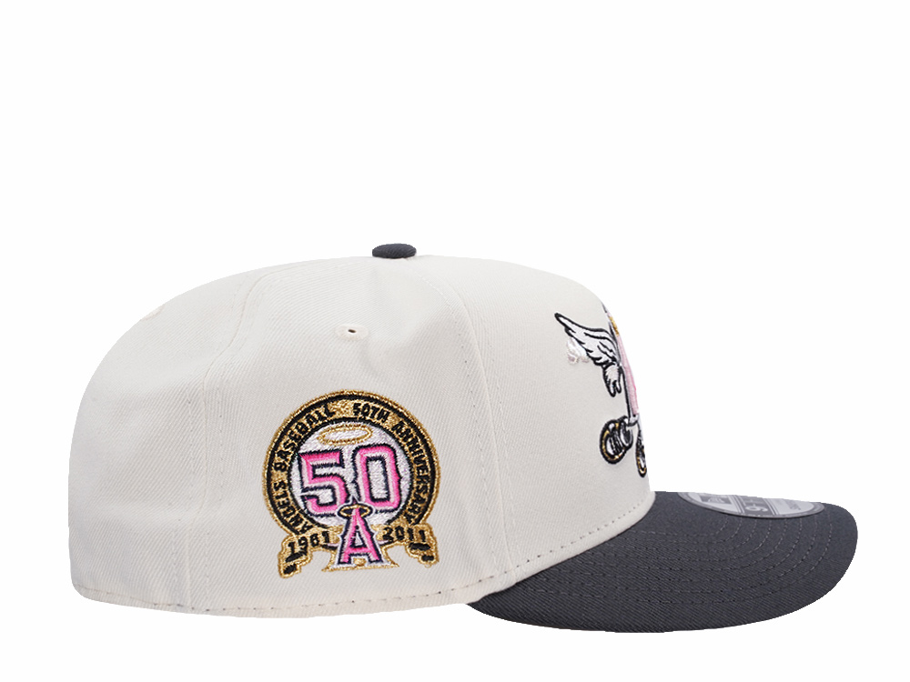 New Era Anaheim Angels 50th Anniversary Chrome Two Tone Edition 9Fifty A Frame Snapback Casquette