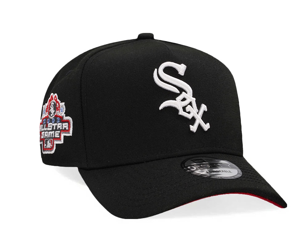 New Era Chicago White Sox All Star Game 2003 Black Red Edition 9Forty A Frame Snapback Casquette
