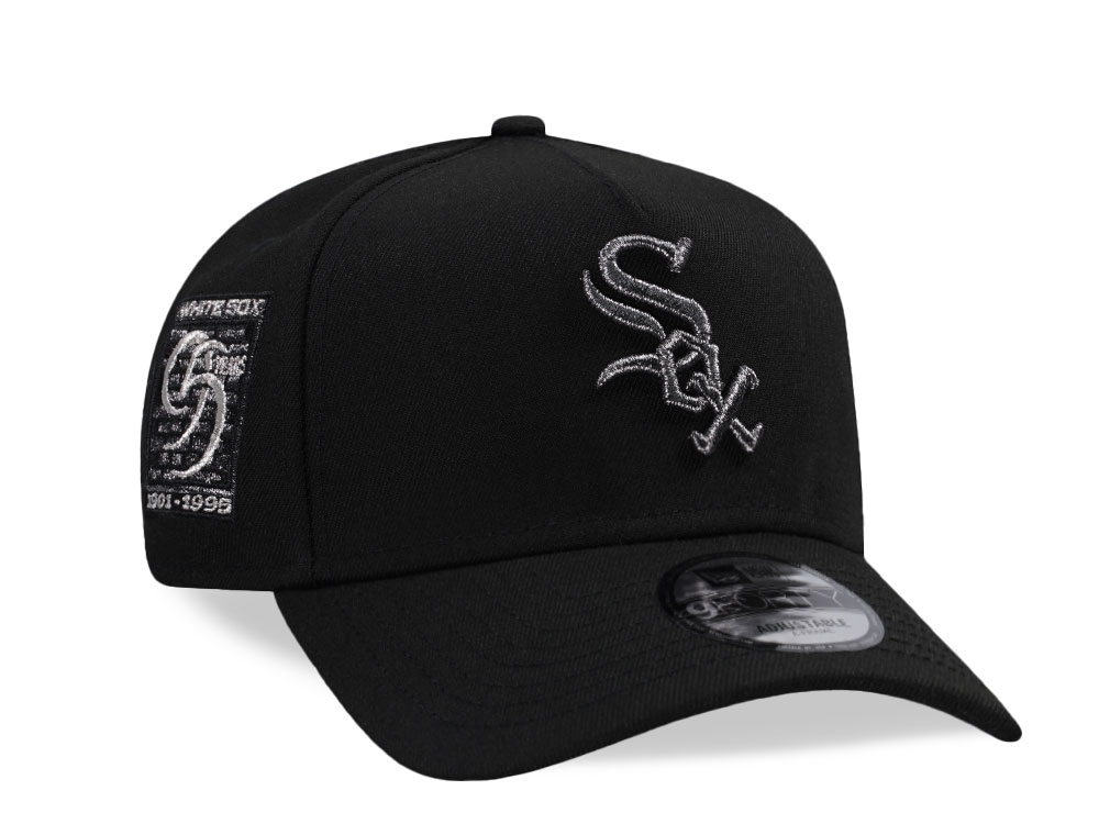 New Era Chicago White Sox 95th Anniversary Black Edition  9Forty A Frame Snapback Casquette