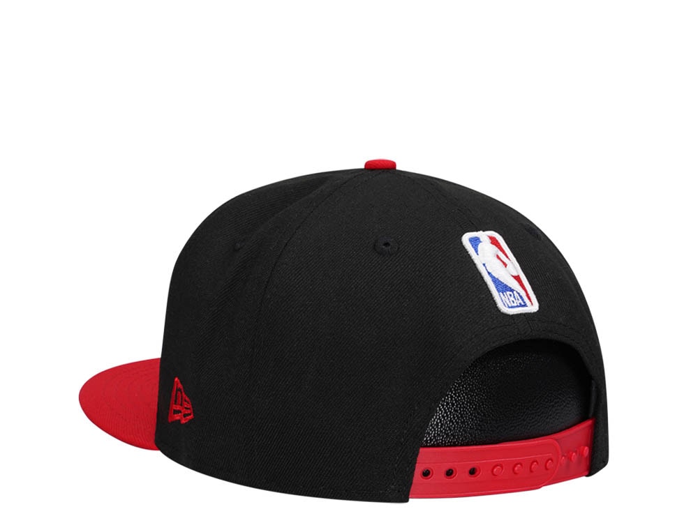 New Era Houston Rockets Black and Red Two Tone Edition 9Fifty Snapback Casquette