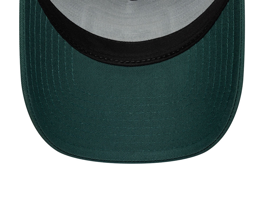New Era Patch Dark Green 9Forty A Frame Trucker Snapback Casquette