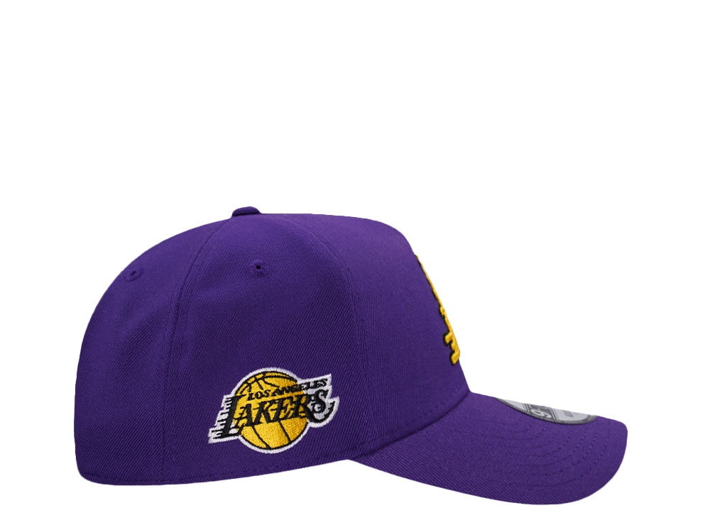 New Era Los Angeles Lakers Dark Purple Prime Edition 9Forty A Frame Snapback Casquette