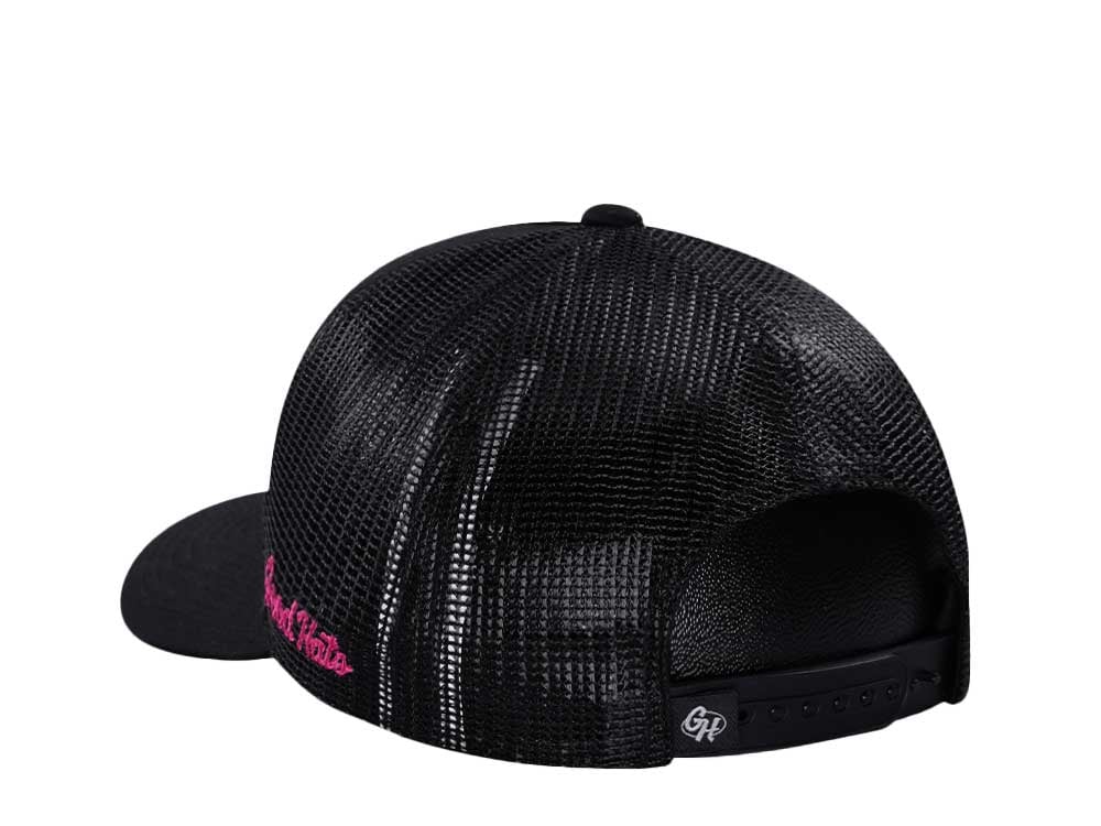 Good Hats Work Less Beach More Black Trucker Edition Snapback Casquette