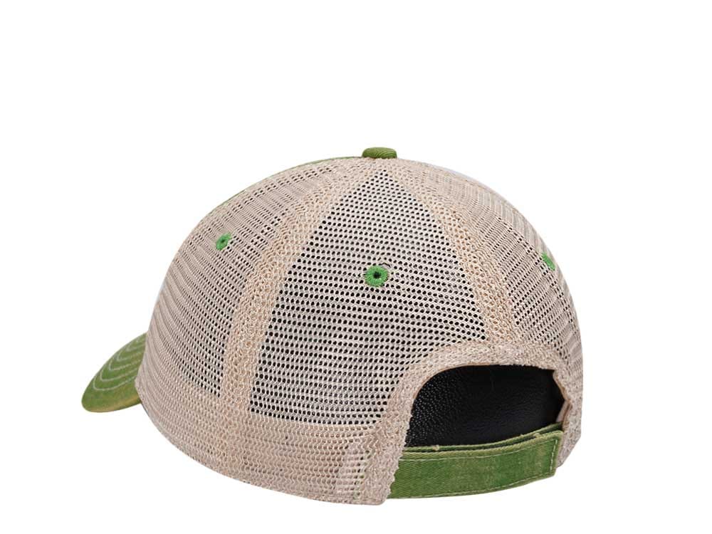 John Deere Logo Green Trucker Strapback Casquette