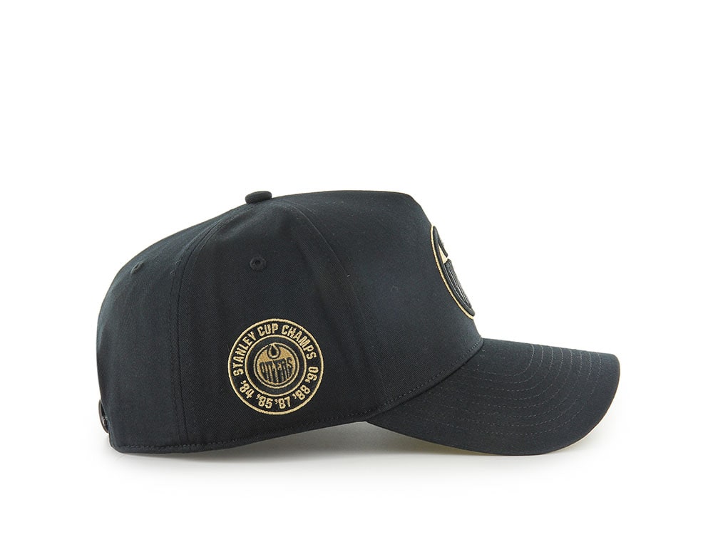 47Brand Edmonton Oilers Vintage Stanley Black Sure Shot Edition MVP Snapback Casquette