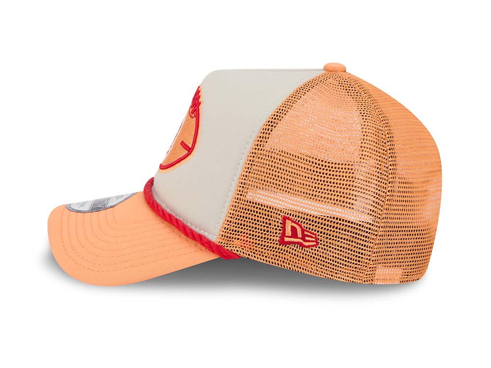 New Era Tampa Bay Buccaneers Sideline 2024 9Forty A Frame Trucker Snapback Casquette