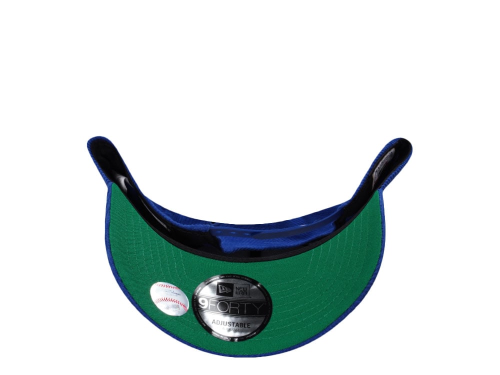 New Era Chicago Cubs World Series 2016 Blue Throwback Corduroy Edition 9Forty A Frame Snapback Casquette