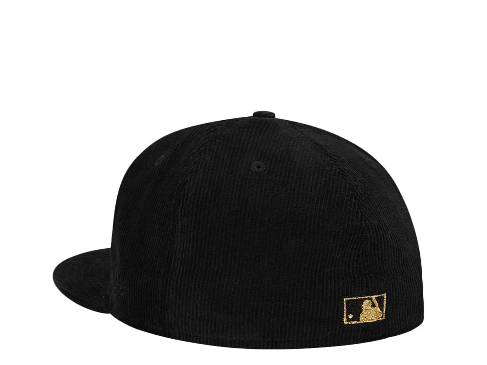 New Era Chicago Cubs All Star Game 1990 Corduroy Black Gold Edition 59Fifty Fitted Casquette