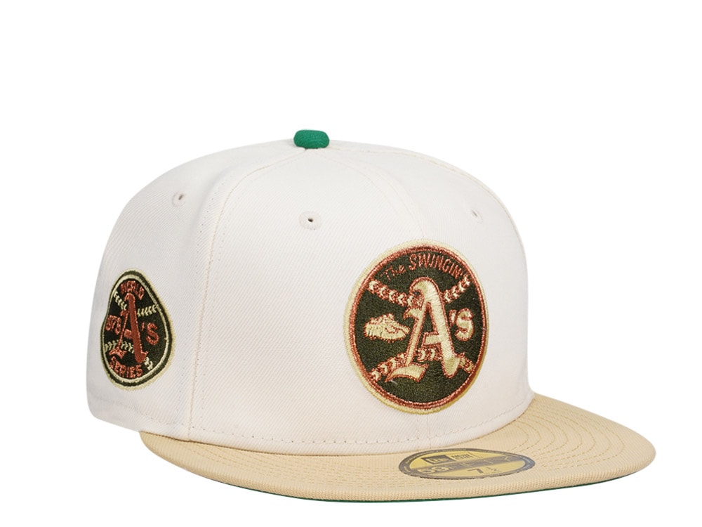 New Era Oakland Athletics World Series 1973 Sneaky Two Tone Throwback Edition 59Fifty Fitted Casquette