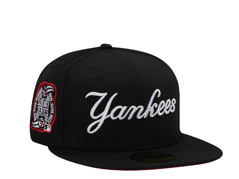 New Era New York Yankees Subway Series 2009 Black and Red Edition 59Fifty Fitted Casquette