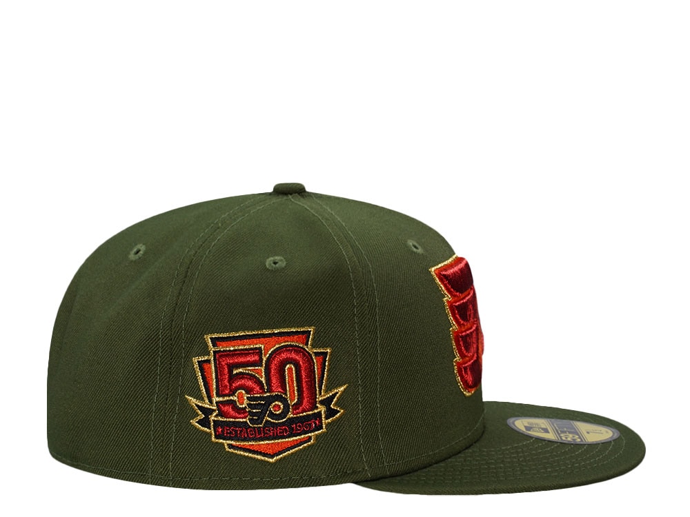 New Era Philadelphia Flyers 50th Anniversary Green Prime Edition 59Fifty Fitted Casquette