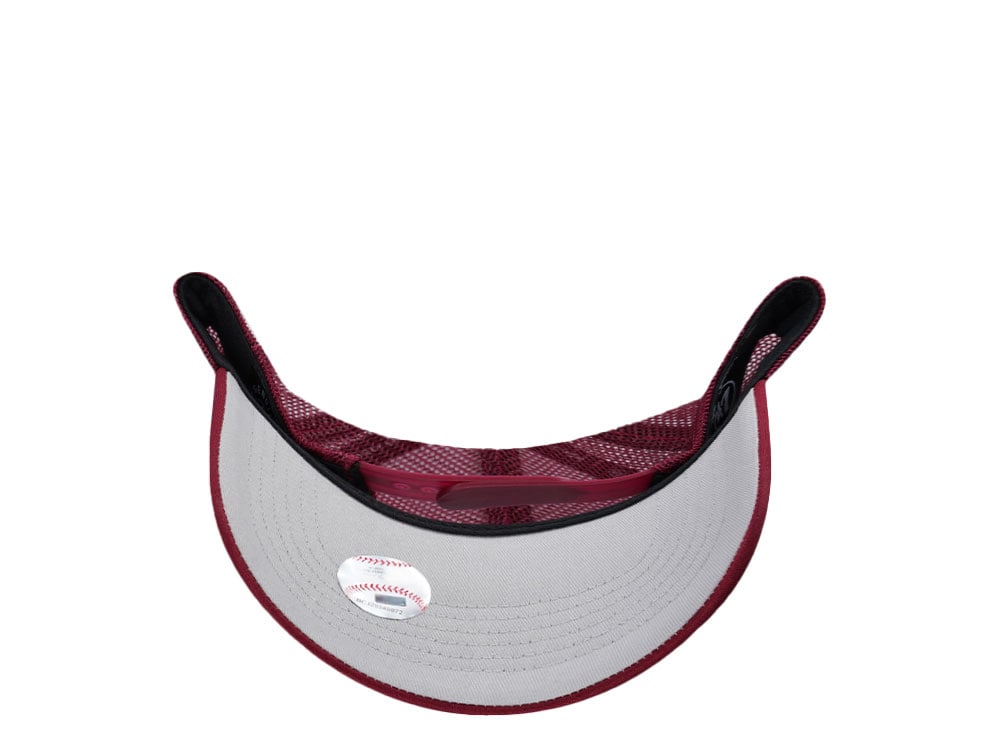 47Brand Philadelphia Phillies Cardinal Tri Tone Foam Offside Trucker Snapback Casquette