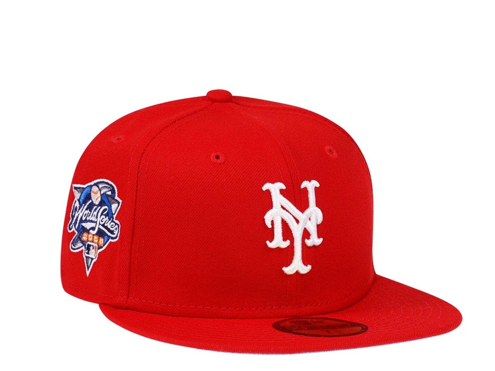 New Era New York Mets World Series 2000 Red Glacier Blue Edition 59Fifty Fitted Casquette