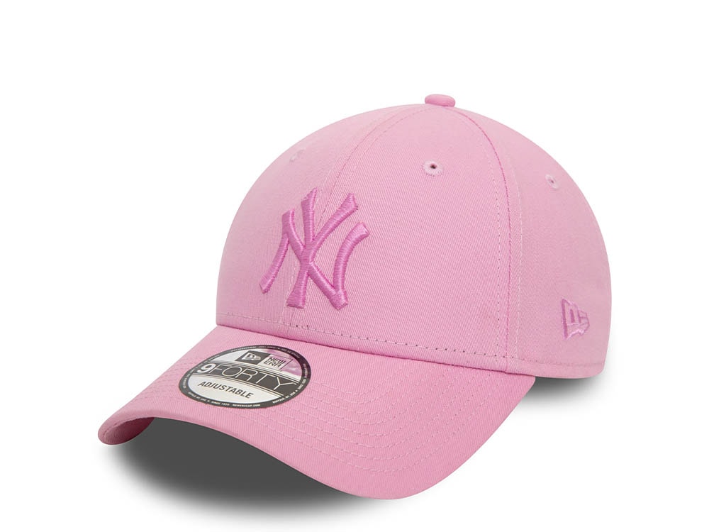 New Era New York Yankees League Essential Pink 9Forty Strapback Casquette