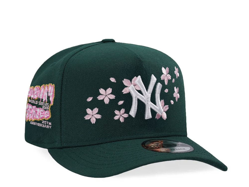 New Era New York Yankees Subway Series Sakura Dark Green Prime Edition 9Fifty A Frame Snapback Casquette