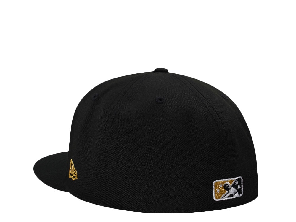 New Era Sacrament River Cats Gold Diggers 20 Seasons Black Throwback Edition 59Fifty Fitted Casquette