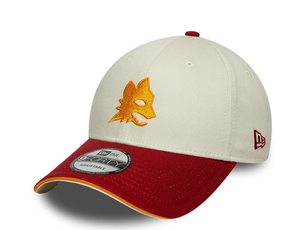 New Era AS Roma White Two Tone 9Forty Strapback Casquette