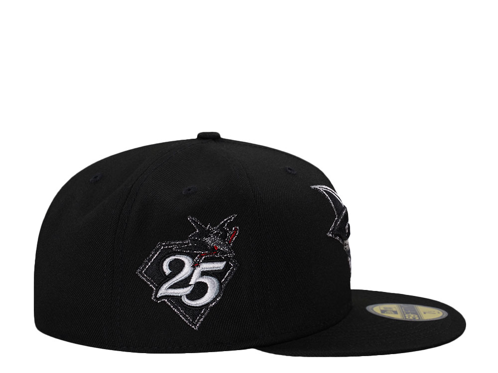 New Era San Jose Shark 25th Anniversary Black Metallic Prime Edition 59Fifty Fitted Casquette