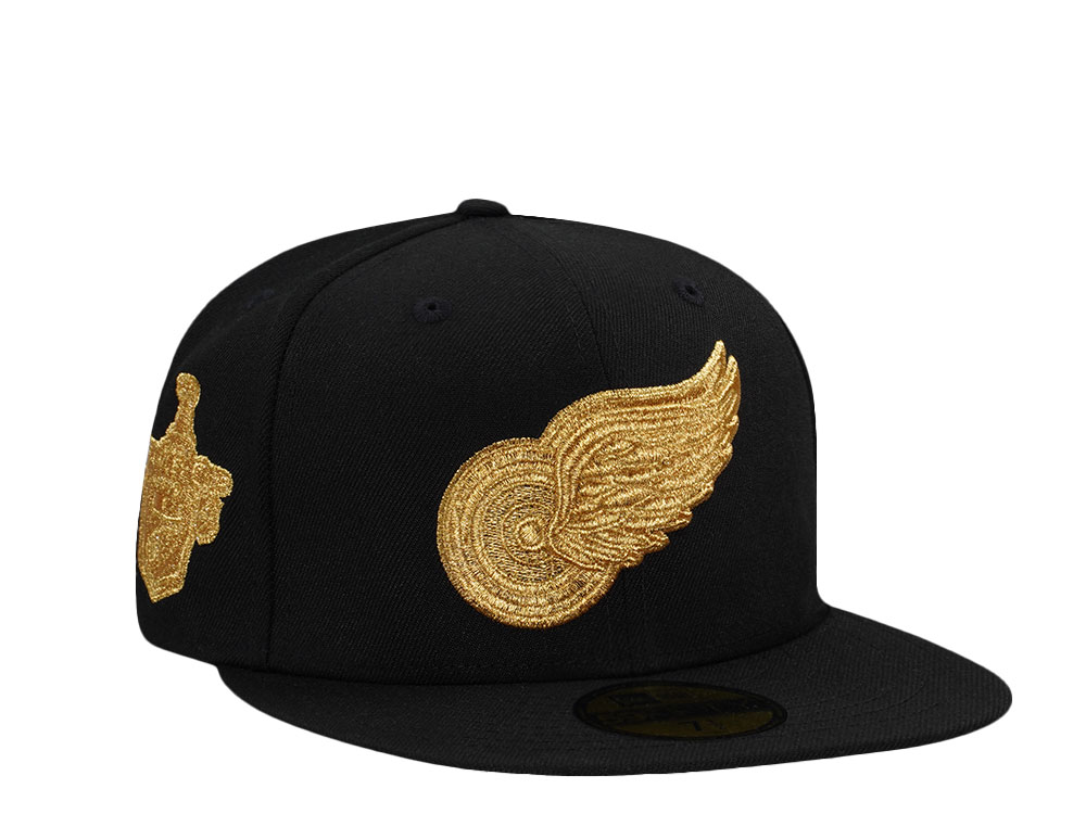 New Era Detroit Red Wings Stanley Cup Champions 2008 24K Edition 59Fifty Fitted Casquette