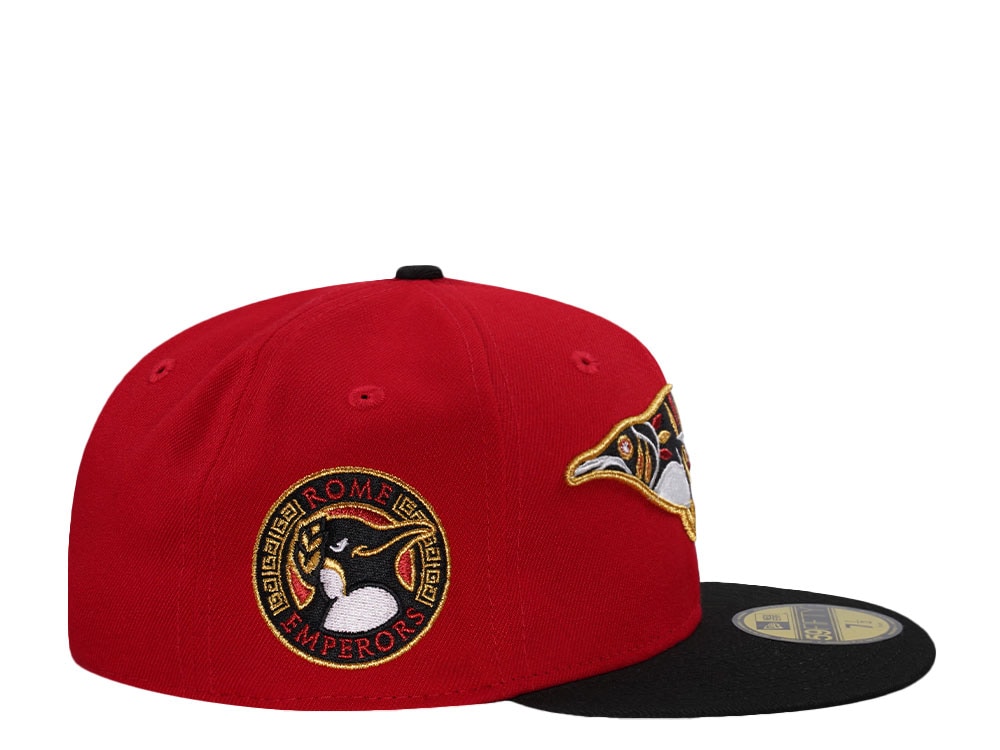 New Era Rome Emperors Scarlet Red Two Tone Edition 59Fifty Fitted Casquette