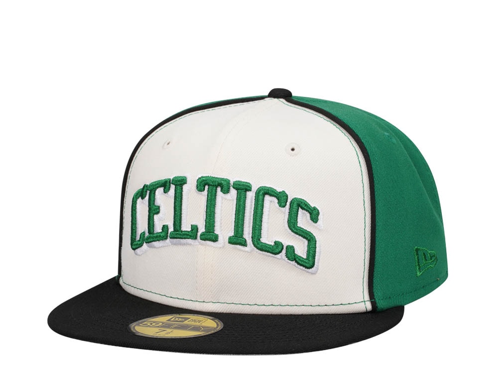 New Era Boston Celtics Chrome Black Green Two Tone Edition 59Fifty Fitted Casquette