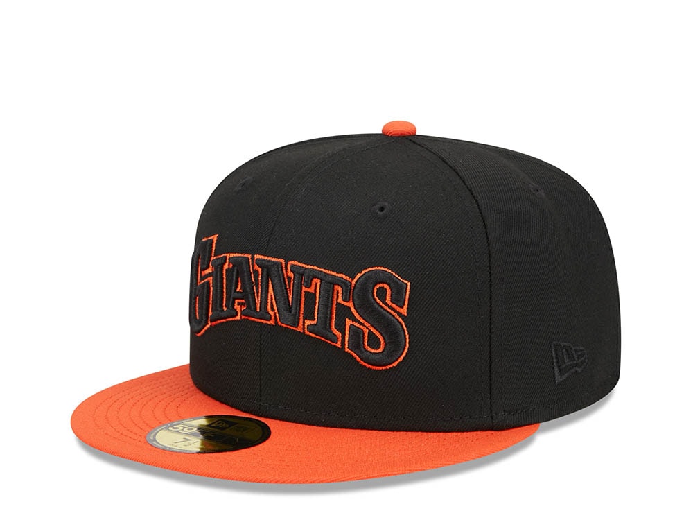 New Era San Francisco Giants 50th Anniversary Retro Script Two Tone Edition 59Fifty Fitted Casquette