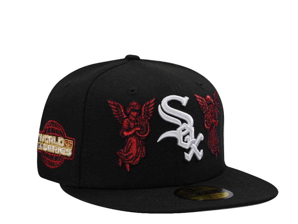 New Era Chicago White Sox World Series 2005 Angel Black Prime Eidtion 59Fifty Fitted Casquette