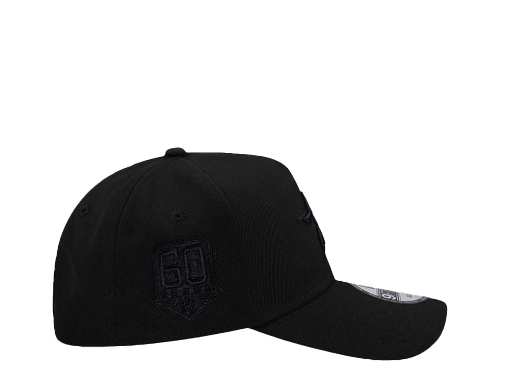 New Era Houston Astros 60th Anniversary Black Out Red Edition 9Forty A Frame Snapback Casquette