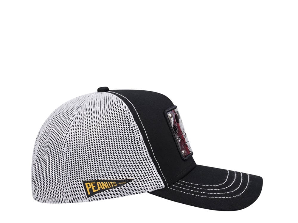 Capslab Peanuts Snoopy Black Grey Trucker Snapback Casquette