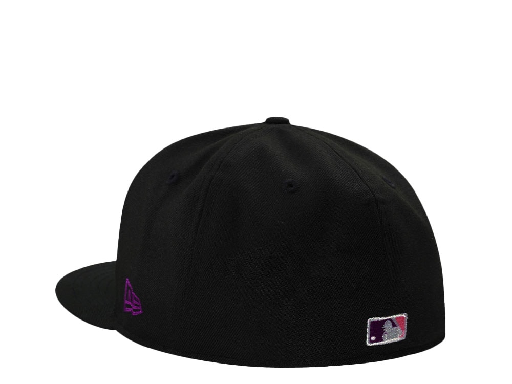 New Era Chicago Cubs All Star Game 1990 Magenta Black Prime Edition 59Fifty Fitted Casquette