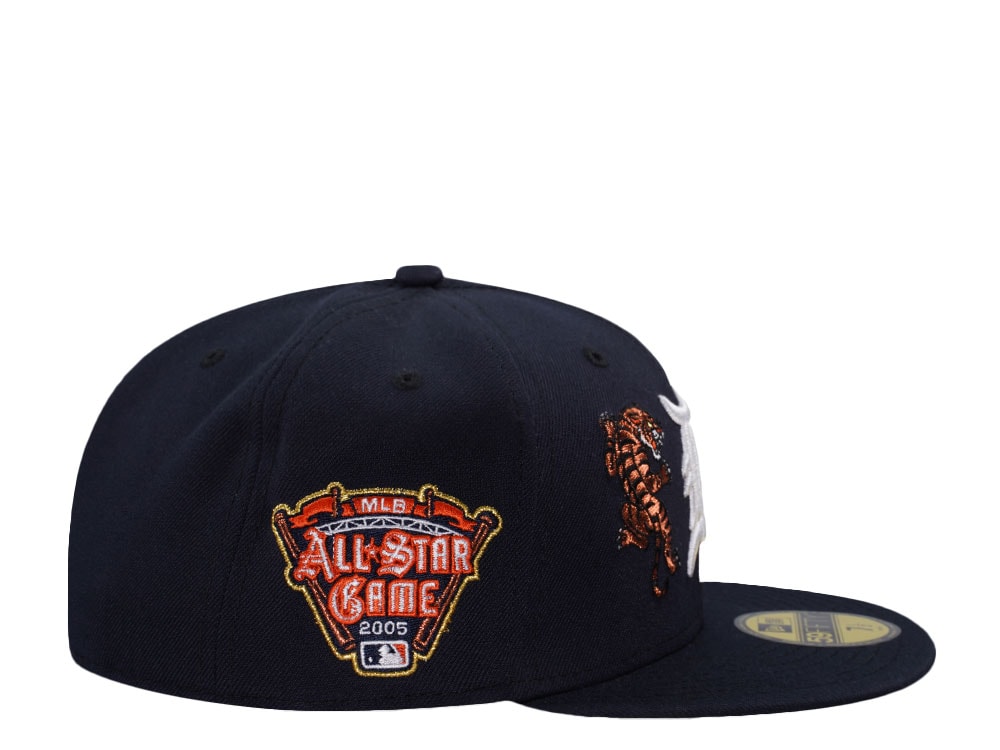 New Era Detroit Tigers All Star Game 2005 Navy Prime Edition 59Fifty Fitted Casquette