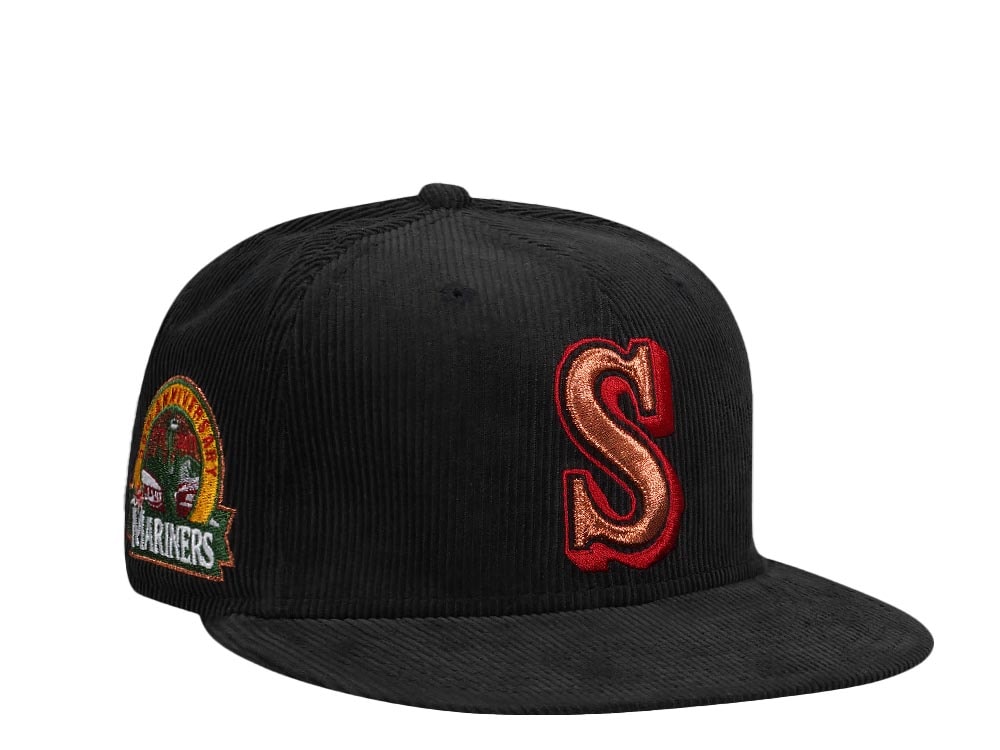 New Era Seattle Mariners 30th Anniversary Corduroy Copper Edition 59Fifty Fitted Casquette