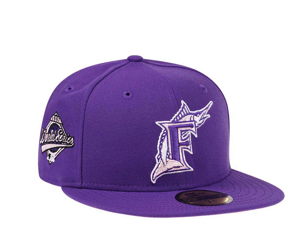 New Era Florida Marlins  World Series 1997 Purple Pink Edition 59Fifty Fitted Casquette