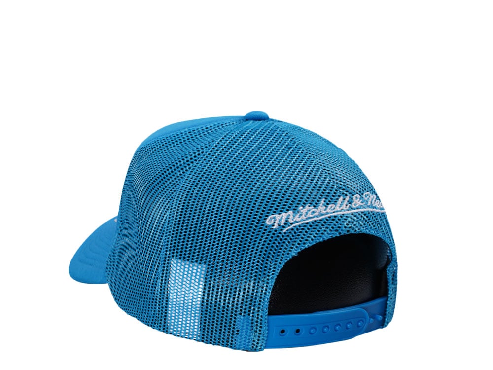 Mitchell & Ness Dallas Mavericks Blue Trucker Adjustable Fit Snapback Casquette