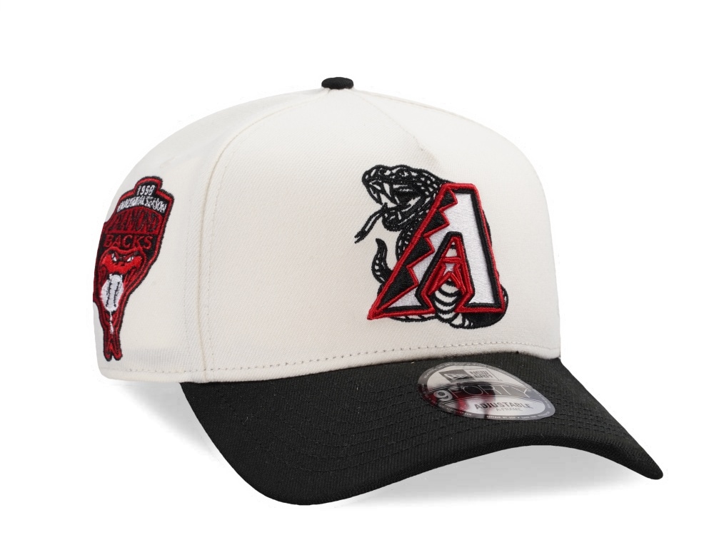 New Era Arizona Diamondbacks Inaugural Season 1998 Metallic Chrome Two Tone Edition 9Forty A Frame Snapback Casquette