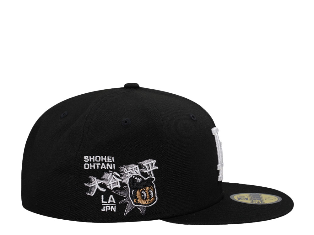 New Era Los Angeles Dodgers Ohtani Black and White Prime Edition 59Fifty Fitted Casquette