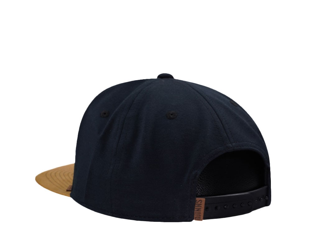 Djinns Jersey Patch Black 6 Panel Snapback Casquette