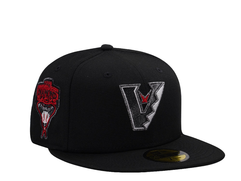 New Era Arizona Diamondbacks Inaugural Season 1998 Black Prime Edition 59Fifty Fitted Casquette
