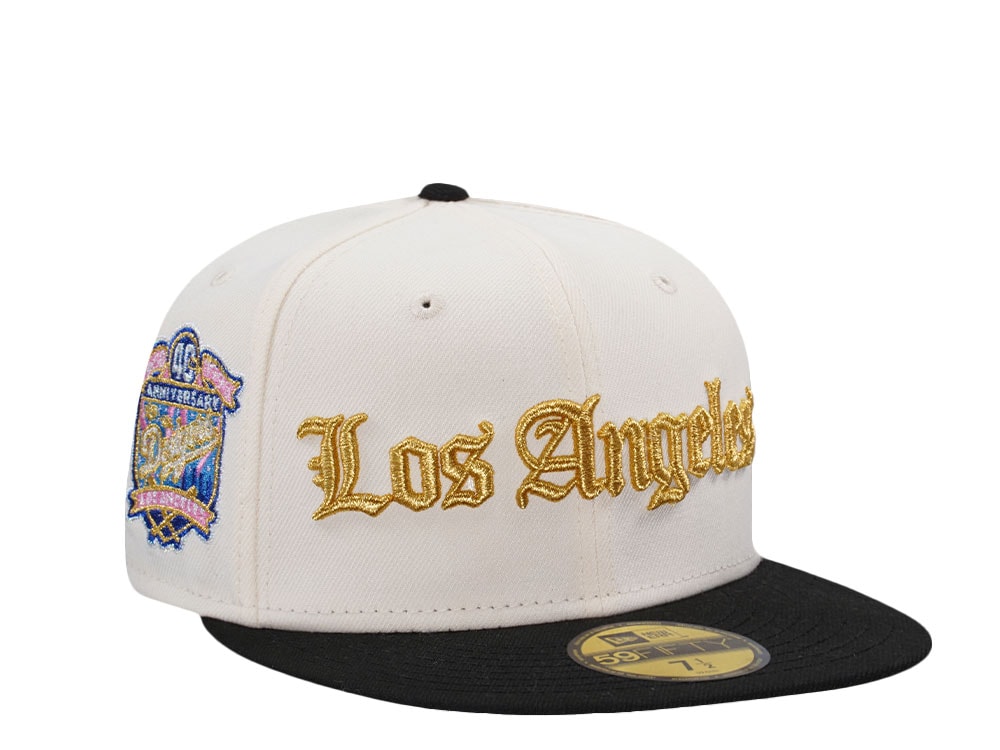 New Era Los Angeles Dodgers 40th Anniversary Script Chrome Two Tone Edition 59Fifty Fitted Casquette