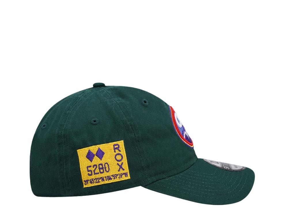 New Era Colorado Rockies 5280 Rox Green Edition 9Twenty Strapback Casquette