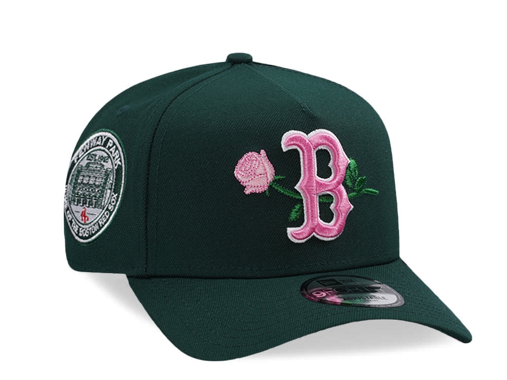 New Era Boston Red Sox Fenway Park Dark Green Prime Edition 9Forty A Frame Snapback Casquette