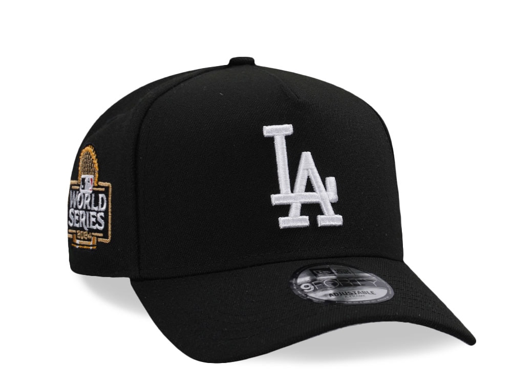 New Era Los Angeles Dodgers World Series 2024 Black Edition 9Forty A Frame Snapback Casquette