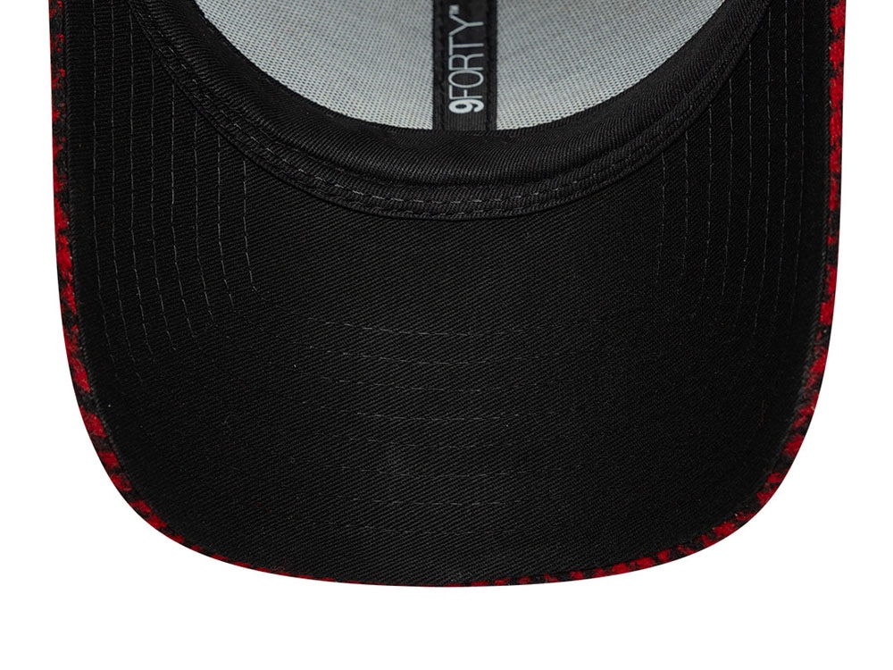 New Era Ac Milan Houndstooth Red Edition 9Forty Adjustable Casquette