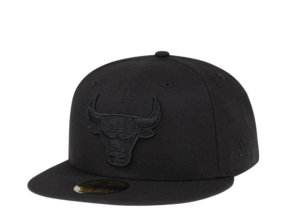 New Era Chicago Bulls Black All Black Classic Edition 59Fifty Fitted Casquette